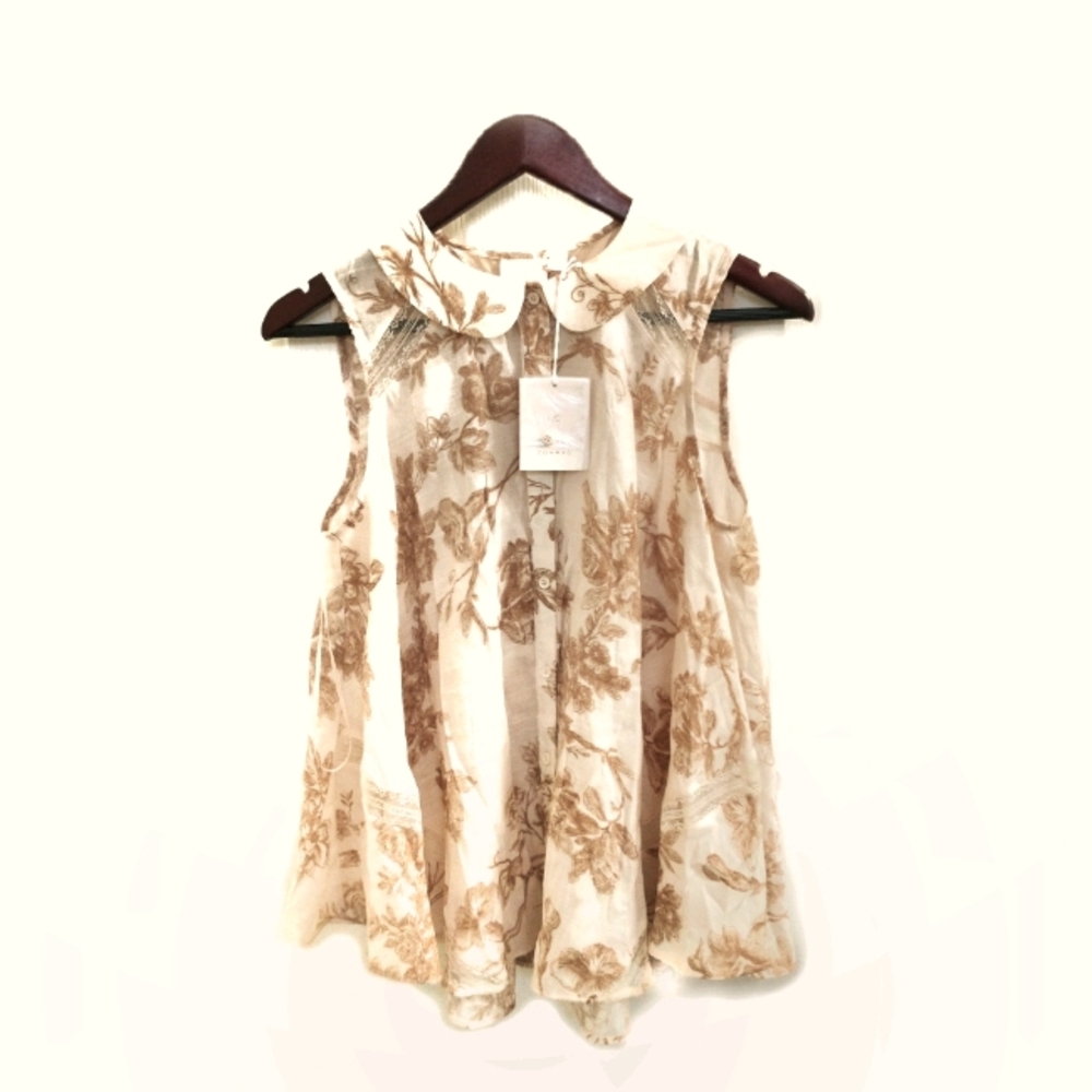 LC button down blouse